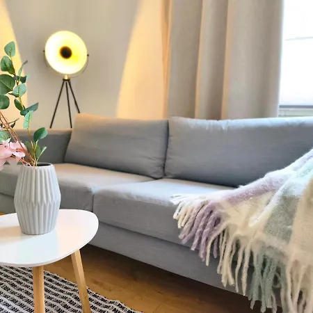 Am Stiftsbergpark, 3 Schlafzimmer, 6 Personen, Wlan, 55 Zoll Fernseher 허포드